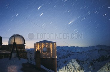 Comète de Halley à l'observatoire du Pic du Midi Pyrénées