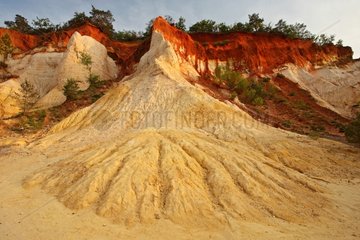 Ochre quarry of Rustrel Vaucluse France