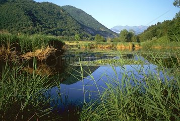 Lac du Mole en Haute-Savoie en France