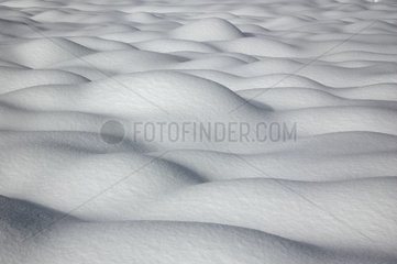 Ground covered of snow
