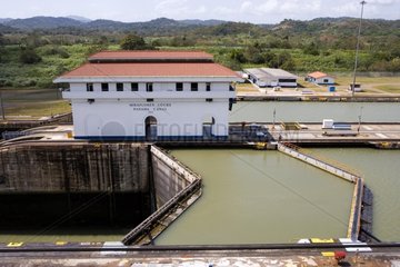 Miraflores sperrt den Panamakanal