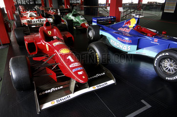Turin Lingotto  the national car museum  Formula 1 race cars of Ferrari