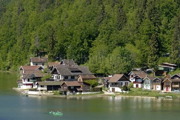 Village of Port-Titi in sommer Haut-Doubs France