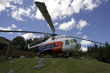 Old Russian helicopter Rotorua North Island