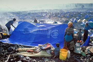 10007226 Congo/Zaire Katale vluchtelingenkamp UNHCR foto:Wim van Cappellen/Lineair www.lineairfoto.nl
