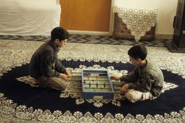 Iranian boys playing
