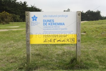 Protected Natural Site Dunes Keremma Britain France
