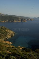 Coast of Capo Rosso in Corse France