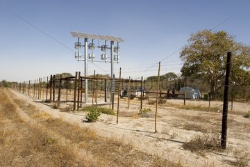 Solar panels for electrification of fences Botswana