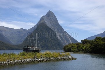 Milford Sound in Fiordland National Park New Zealand