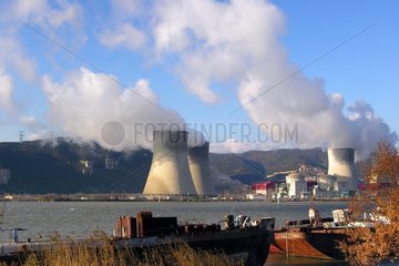 Nuclear thermal power station of Cruas in Drôme
