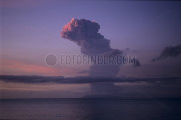 Eruption volcanique sur l'île de Montserrat