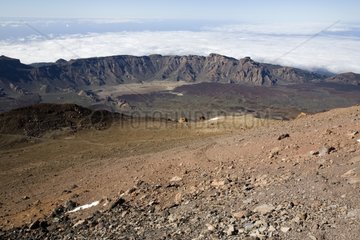 Caldera of Pico del Teide National park del Teide Tenerife