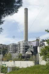 Municipal wastes incinerator of the Ariane Nice France