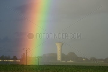 Rainbow in Normandy France