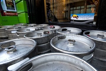 Barrels of beer Dublin ireland