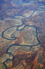 Luftaufsicht eines Flusses Australien