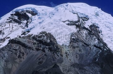 Sommet du volcan Chimborazo avec ses glaciers Equateur