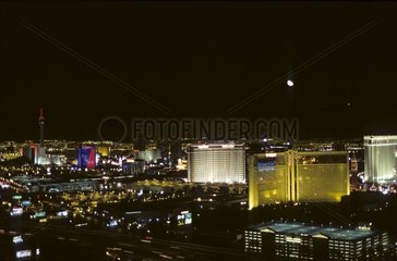 Nachtbeleuchtung in Las Vegas