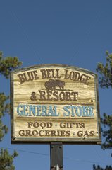 Blue Bell Lodge Schild Custer State Park Black Hills
