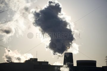 Rauch der chemischen Industrie