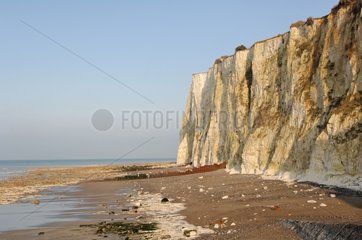 Coastal cliff at Mers-les-Bains France
