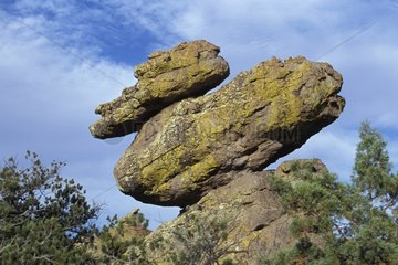 Balanced rocks piled up Chiricahua NP Arizona