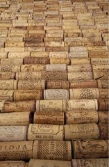 Collection of cork stoppers France