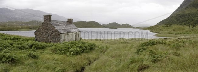 House near Loch Stack Sutherland Scotland