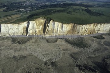 Cliffs between Ault and Bay of Somme Picardie France