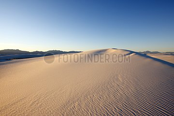 Gypsum Desert White Sands National Monument New Mexico