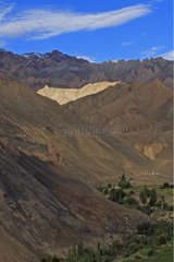 Mountains of Ladakh around Lamayuru India