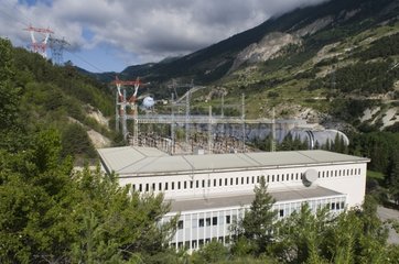 Villarodin Wasserkraft Savoie Frankreich