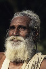 Portrait of an indian visiting the national park of Keoladeo