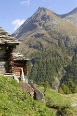 Alpine chalet in Val of Hérens Alps Swiss