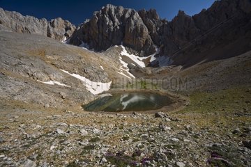 Mountain lake in the mountain of Taurus Anatolian