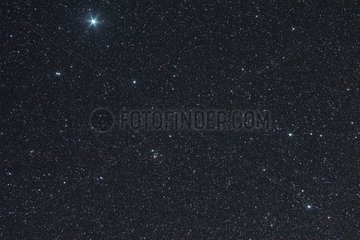 Constellation de la Lyre dominée par l'étoile Véga