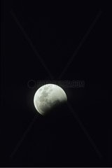 Début d'éclipse totale de lune Australie