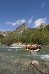Rafting on Verdon river Gorges du Verdon Provence France