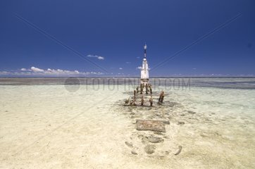 Tag in the lagoon New Caledonia