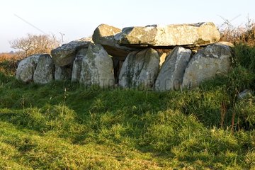 Dolmens posierten als Steintunnel CÃ´te d'Armor France