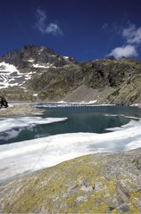 The White Lake in Aiguilles Rouges massif