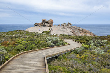 Remarkable rocks in the Flinders National Park Chase  Kangaroo island  South Australia