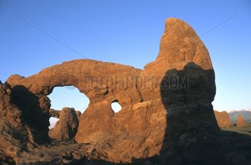 Arche dans le parc national des Arches Utah USA