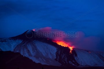 Etna volcano eruption in Sicilia - Italy
