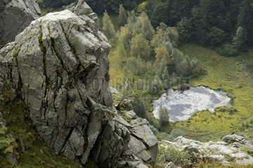 Martinswand Rocks  Frankenthal Bog  Col du Falimont  Le Hohneck  Hautes Vosges  Haut Rhin  France