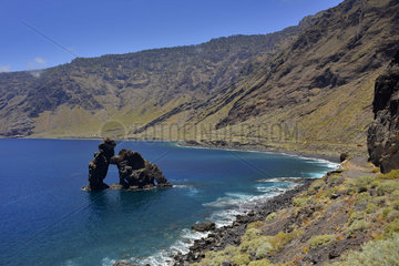 Roque de la Bonanza  Island of El Hierro  Canary Islands.