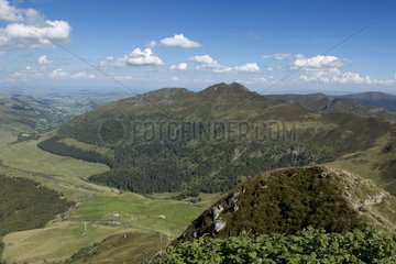 Puy de Peyre Arse and Valley Impradine - Auvergne France