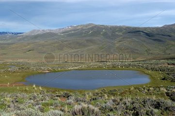 Lac dans la Pampa Patagonie Argentine