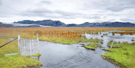Meadows near the Vatnajoekull glacier - Iceland